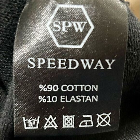 Speedway Luxury Italian Top Women's Large Black Bead Embellishments Long Sleeve - Picture 8 of 10